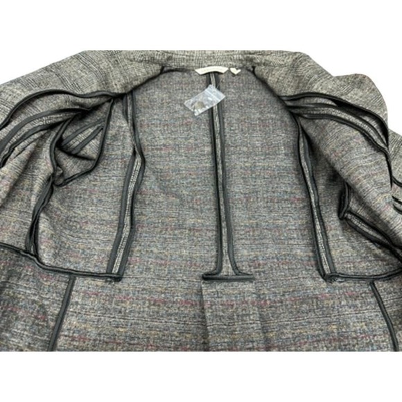 NEW Surroundings Sz L Herringbone Plaid Style 2DT10 Blazer 3 Button - Picture 9 of 9